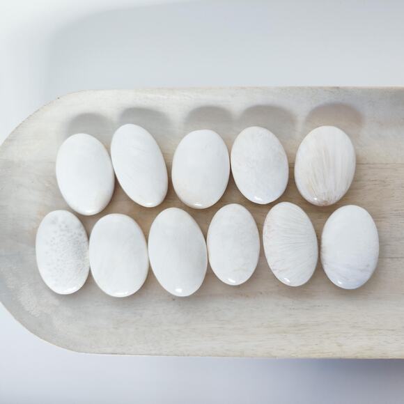 YOU PICK Scolecite Palm Stone Healing Crystals - Picture 3 of 10